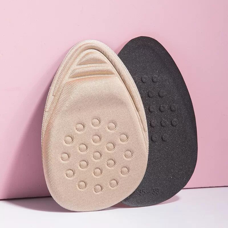 INF Sport Schuh Vorfußpolster Einlegesohlen - Schaum & Lycra Komfort Beige