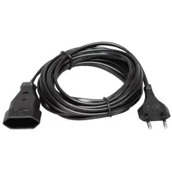Kopp 145605092 Euro Verlängerung 5m schwarz