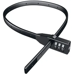 BASI 6990-0310-SCHW Kabelbinder Schloss 3 stellige Zahlenkombination 53 x 10mm Fahrradschloss