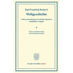 Weltgeschichte., Fachbücher von Eduard Arnd, Karl Friedrich Becker