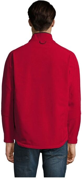 Veste softshell personnalisé imperméable chaude Relax Rouge Piment