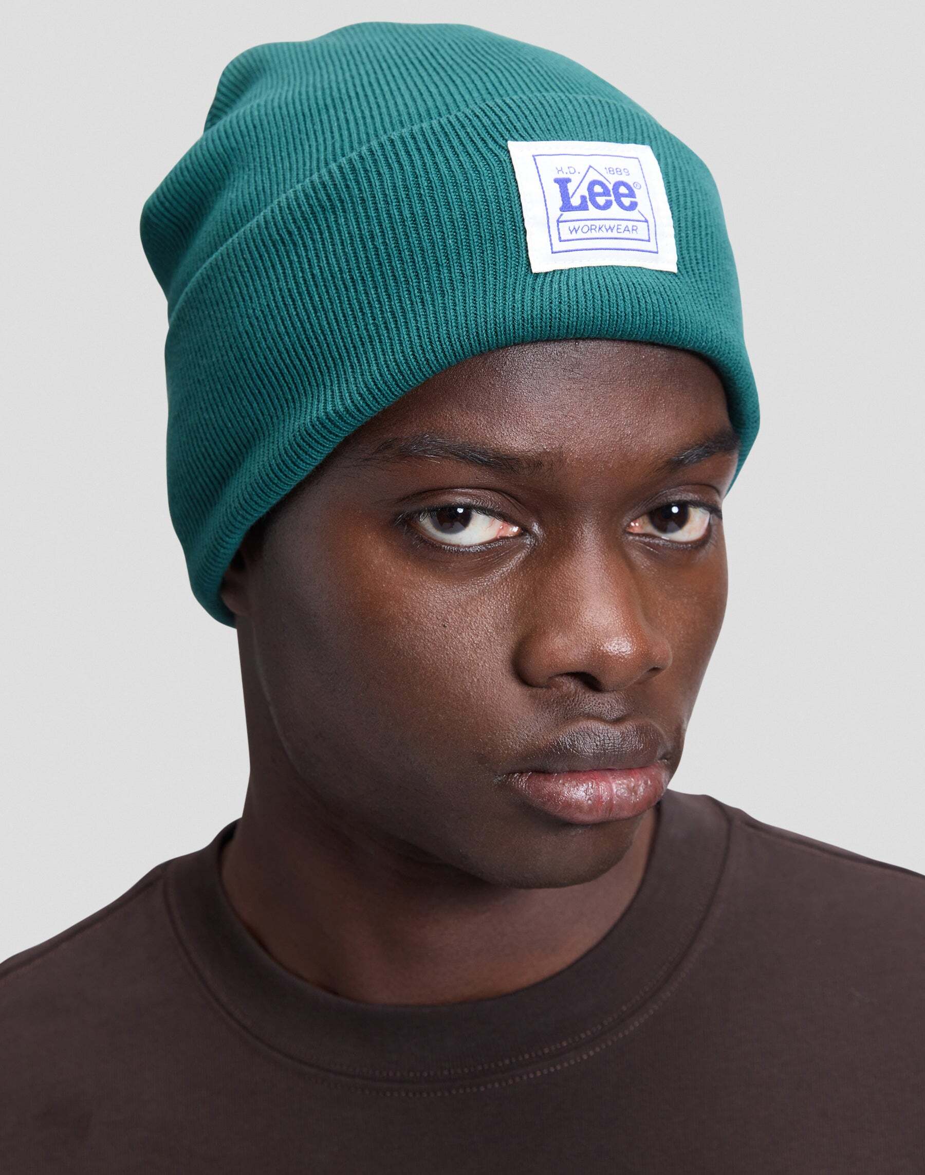 Strickmütze LEE "Lee Mütze Workwear", Herren, grün, Obermaterial: 100% Baumwolle CO., Mützen Strickmütze grün Einheitsgröße