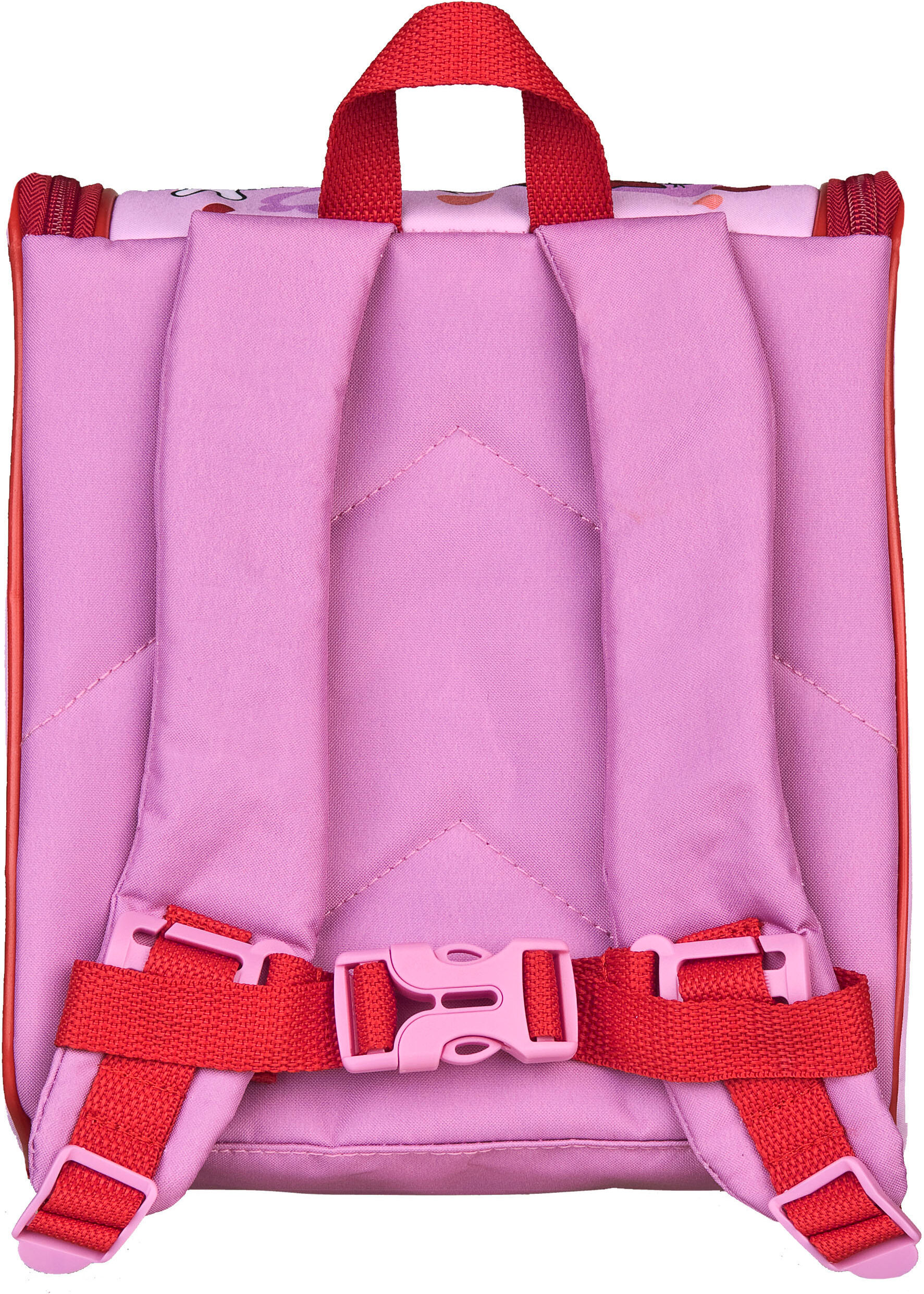 Vorschulranzen SCOOLI "Cutie", Kinder, Gr. B/H/T: 21cm x 23cm x 13cm, rosa (minnie mouse pink), Polyester, gemustert, Rucksäcke Vorschulranzen minnie mouse pink B/H/T: 21cm x 23cm x 13cm