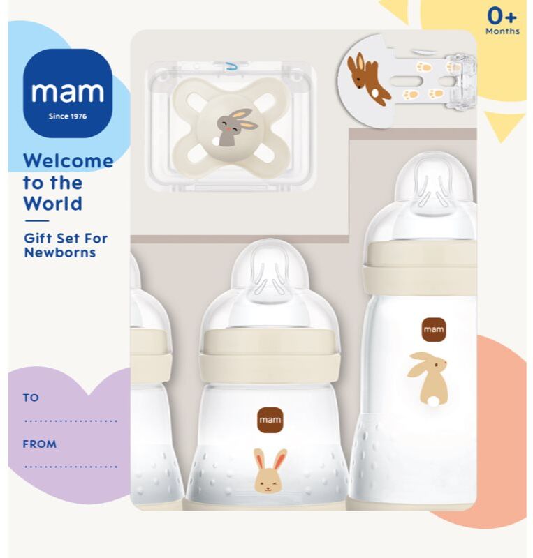 MAM Welcome to the World 0m+ coffret cadeau pour les bébés Beige 1 pcs