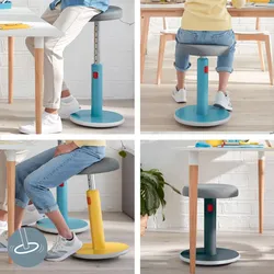 LEITZ Sitz- & Stehhocker Ergo Cosy grau/gelb