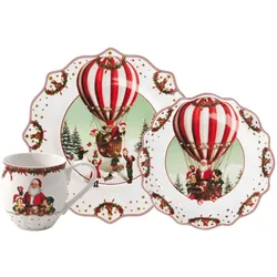 Villeroy & Boch, Geschirrset, Annual Christmas Edition Frühstücks-Set (3 Stk.)