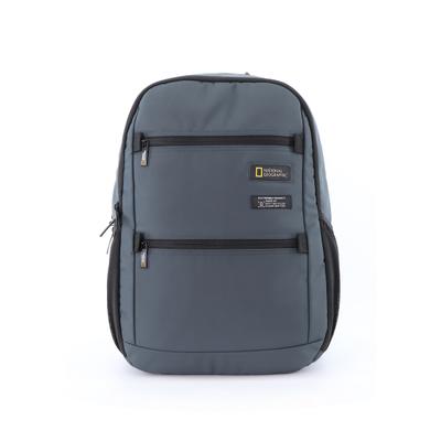 Sportrucksack NATIONAL GEOGRAPHIC "Mutation", Herren, Gr. B/H/T: 17cm, grau, Kunstfaser, Rucksäcke, aus recyceltem Polyester