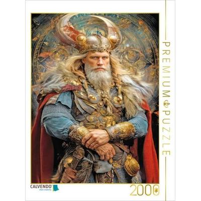 CALVENDO Puzzle Wikinger Fantasiemotive | 2000 Teile Lege-Größe 90x67cm Foto-Puzzle für glückliche Stunden