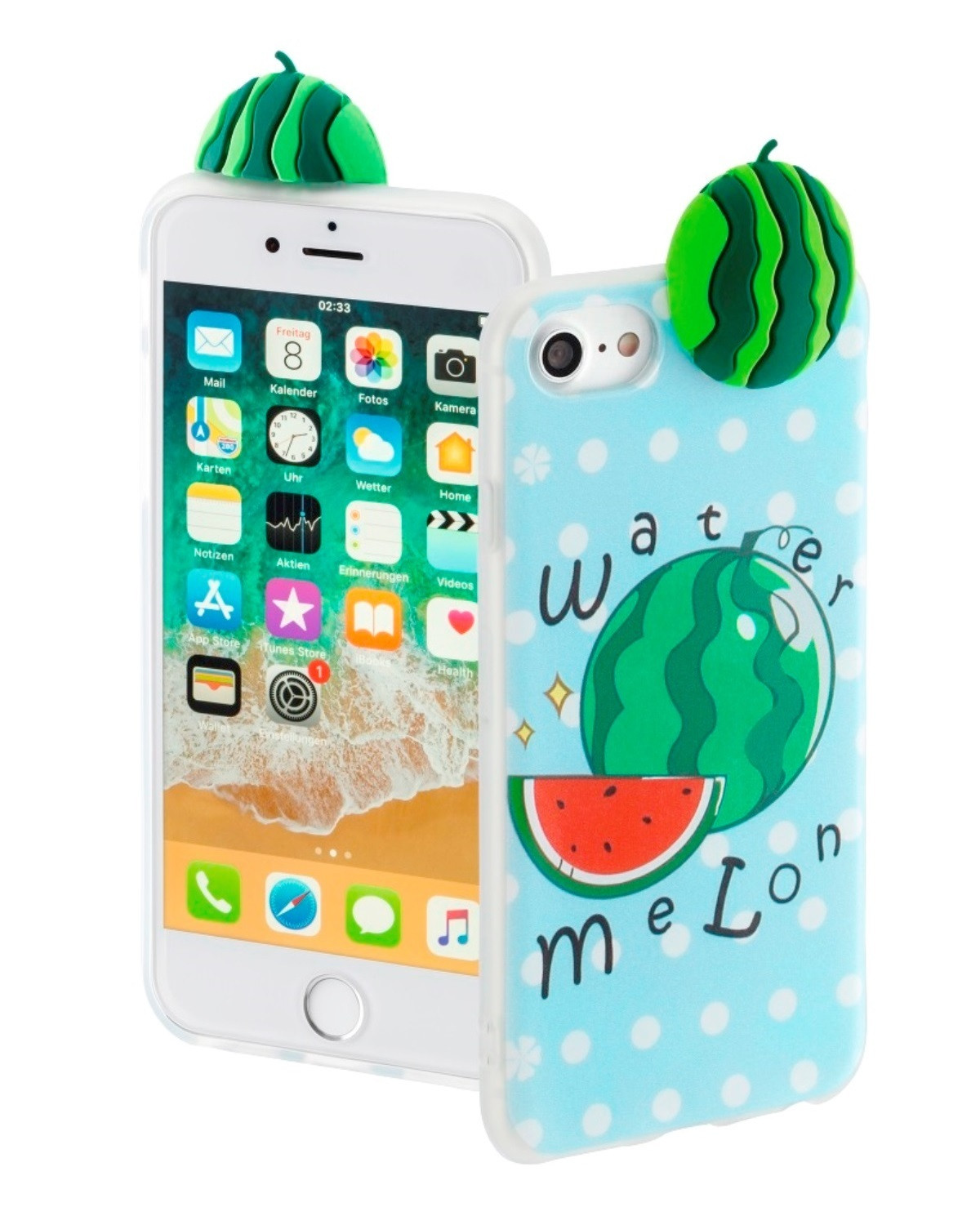 Hama 3D Watermeloen hoesje voor Apple iPhone 6/6s/7/8/SE 2020