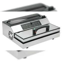 METRO PROFESSIONAL GVS2030 Balkenvakuumierer, Edelstahl, 39.1 x 31.4 x 16.2 cm, max. Beutelbreite: 31 cm, Schnellstart, silber