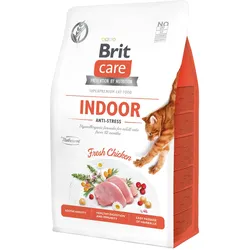 Brit Care Fresh Chicken Indoor getreidefrei Anti-stress Katzentrockenfutter 400 Gramm