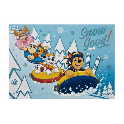 Spielzeug-Adventskalender UNDERCOVER "Paw Patrol 2026", blau (bunt), Adventskalender, KinderB:42cm H:29,7cm T:3cm, B:42cm H:29,7cm T:3cm