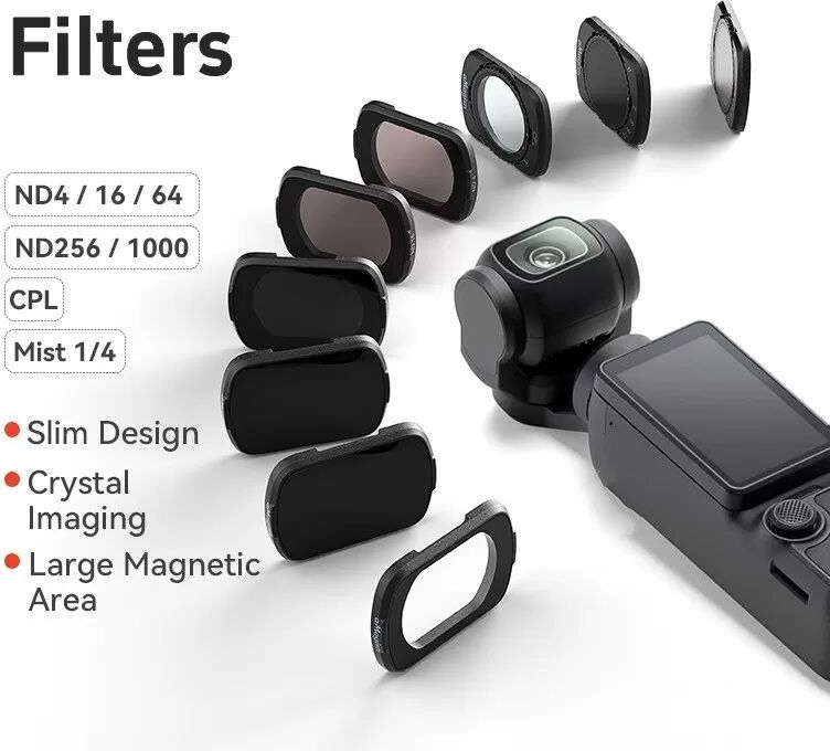 INF DJI Pocket 3 Filter Set ND4/16/64/256 - Perfekte Aufnahmen in jeder Situation