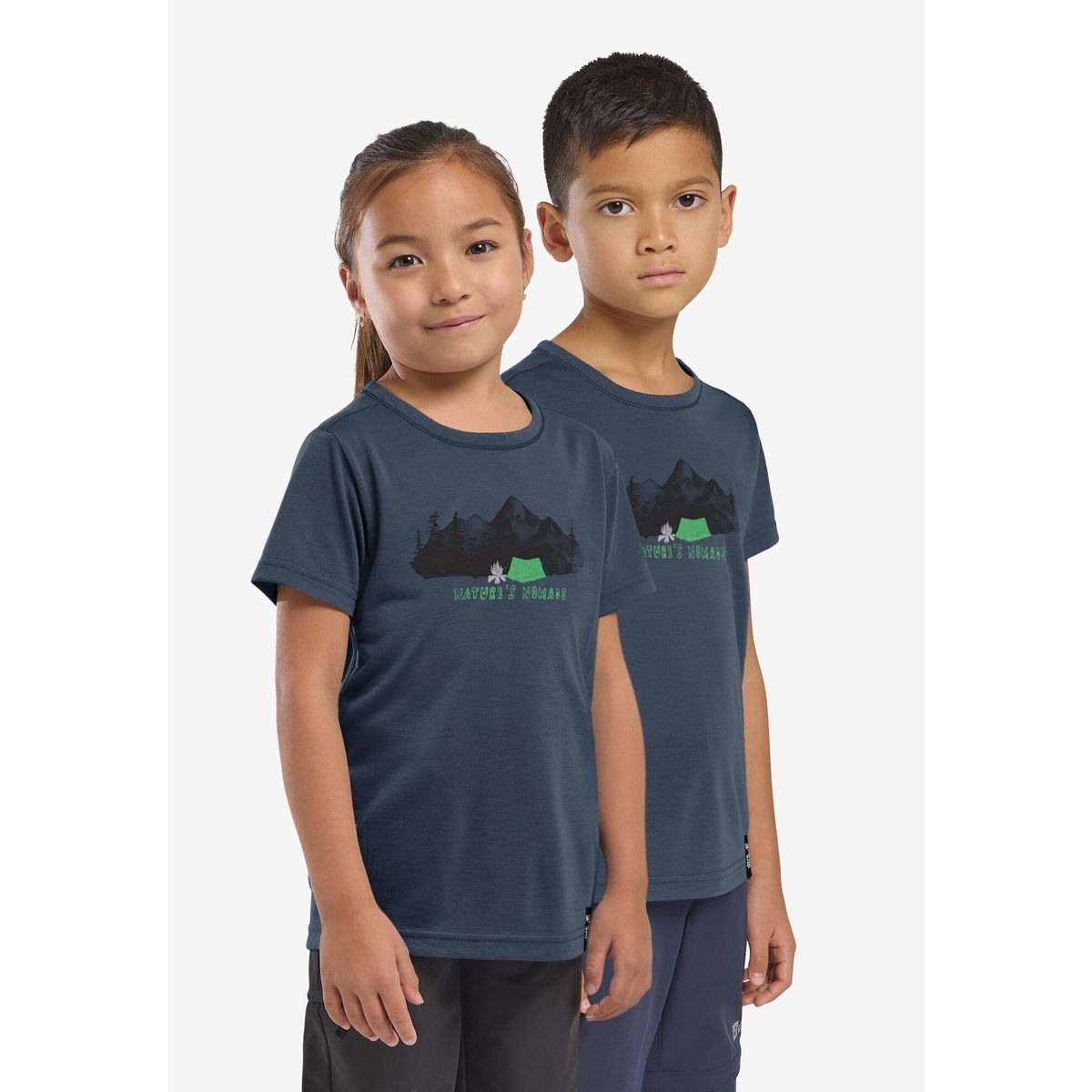 Jack Wolfskin Hiking Graphic T Kids print midnight sky (T0396) 164 A64183_T0396_K16