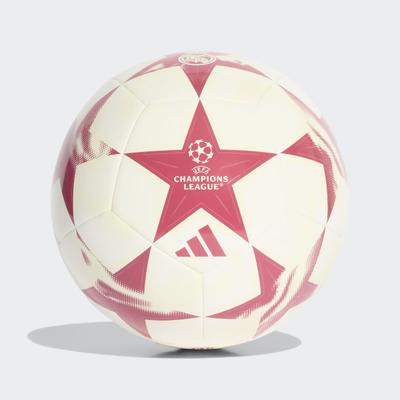 Fußball ADIDAS PERFORMANCE "UEFA CHAMPIONS LEAGUE 26/27 REAL MADRID" Gr. 5, weiß, wild pink, dual magenta, ivory, Bälle, 5, 0,4 g, Real Madrid, B:22,3cm H:17,3cm T:22cm