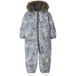 Name it, Jungen, Skijacke, Nmmsnow10 Suit Aop Fo Noos (98), Blau