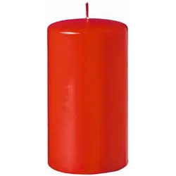 Kopschitz Kerzen Kerzen Stumpenkerzen Paprika Rot, 80 x 50 mm, 16 Stück