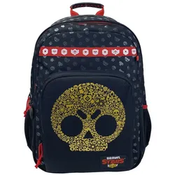 Schulrucksack 43 × 35 cm Rucksack mit 3 Fächern und Seitentaschen