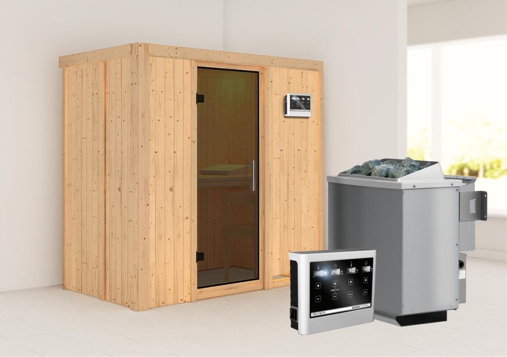 KARIBUHOLZT Sauna Variado( Front),9kW Bio.Strg graphitf. GGT 09238929