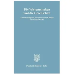 Die Wissenschaften und die Gesellschaft., Fachbücher
