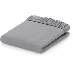 Tchibo - Jersey-Spannbettlaken - grau
