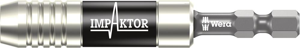WERA Bithalter Impaktor 1/4" für 1/4" Bits Sprengring + Magnet 75mm