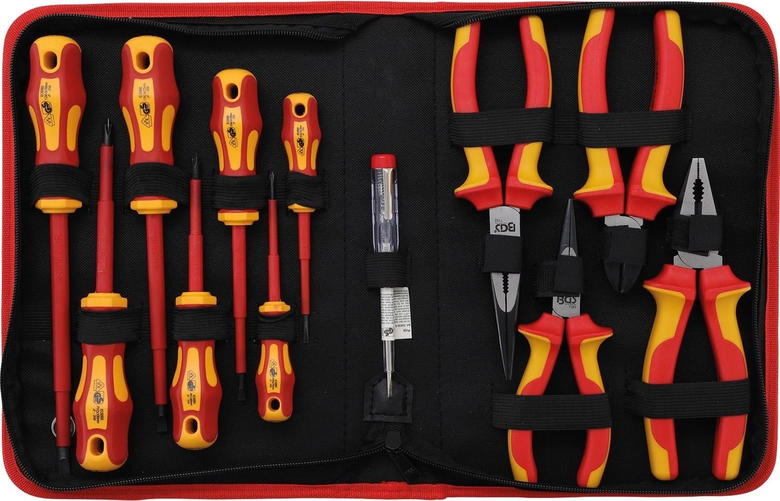 BGS technic set tangen en schroevendraaiers, VDE-gekeurd, 1,7 kg