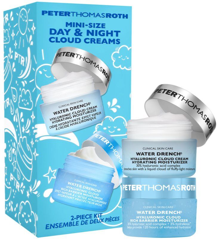 Peter Thomas Roth Water Drench Mini Day & Night Cloud Creams gift set for intensive hydration