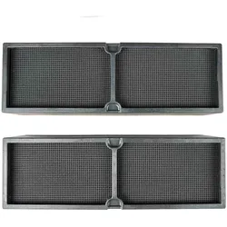 Air2Go Regenerierbarer Aktivkohlefilter für AEG 4055550331 (2 Stück), Dunstfilter, Schwarz