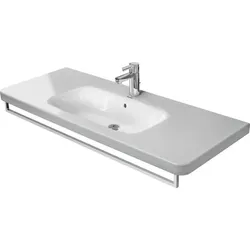 Duravit DuraStyle Handtuchhalter 0031081000 chrom, 1129 mm, Quadratrohr 14 mm, für Waschtisch 232012