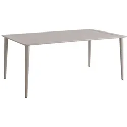 Brafab Gartentisch Nimes 200 x 98 cm Aluminium Braun Khaki 97