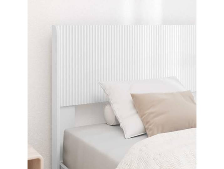 SKTQYQO Bettgestell mit Stauraum weiß 90 x 190 cm Technisches Holz, Latten aus Sperrholz, modernes Design, einfache Wartung
