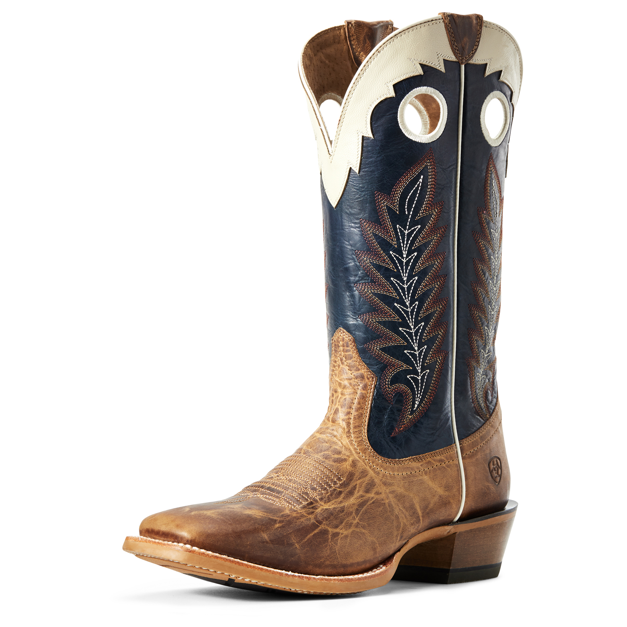 Men's Real Deal Cowboy Boots in Dusted Wheat Leather, Size: 9 EE / Wide by Ariat
