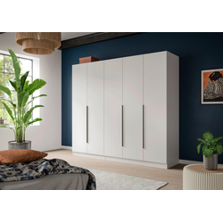 Drehtürenschrank KOPENHAGEN ca.200x181x52cm Weiß