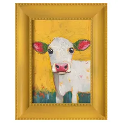 Gemälde GOLDEN CALF (BH 19x24 cm) - gelb - BH 19x24 cm