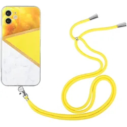 Hülle Handy Schutz für Apple iPhone 12 Mini Handykette Case Cover Bumper Etuis