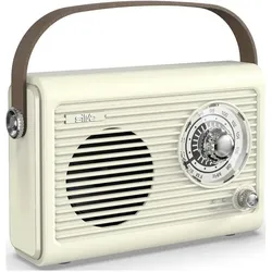 Silva Schneider Mono 1966 BT beige tragbares Retro-Radio mit 1500mAh Akku (FM, Bluetooth), Radio, Beige