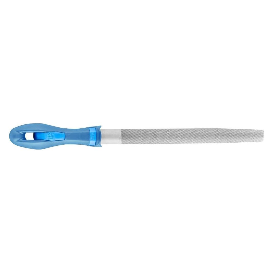 Pferd Werkstattfeile Halbrund-spitz Kreuzhieb 1 inkl. Ergonomie-Feilenheft (200 mm) (11235206)