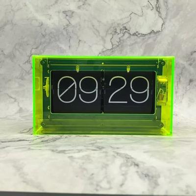 Uplift Picks Modern Automatic Page Turning Desk Clock For Bedroom And Office green