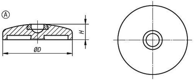 KIPP Plateau Forme A Zinc Ø 100 (K0416.11001)