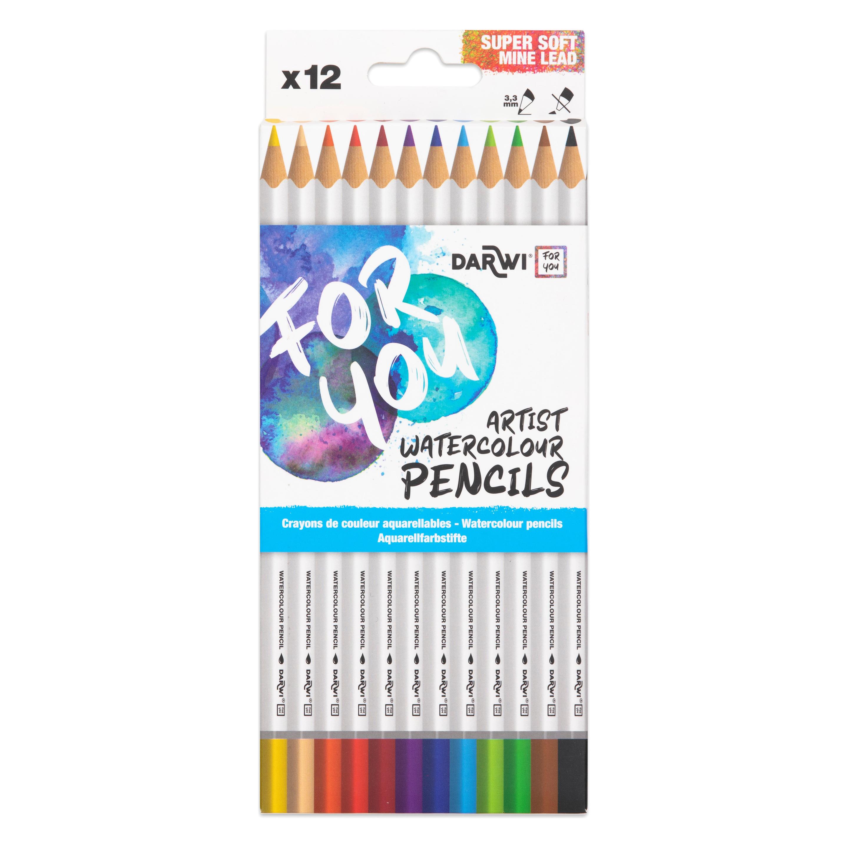 Darwi For You FY - Aquarellfarbstifte (12x) (DF2200012K01C)
