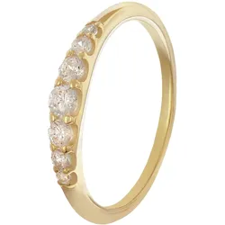 GLIZZ GL8722 Damenring Gold 333/8K mit Zirkonias, 60/19,1