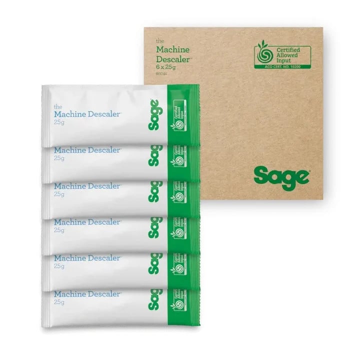Sage Organic Ontkalker SCC101NEU0ZEU1 - 6-pack Koffieaccessoire