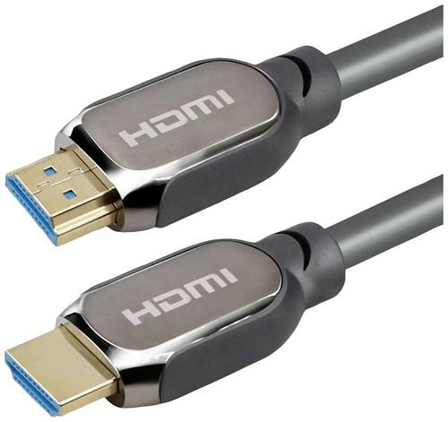 Roline HDMI Anschlusskabel HDMI-A Stecker 3m Schwarz 11.04.6012 8K UHD, doppelt geschirmt HDMI-Kabel
