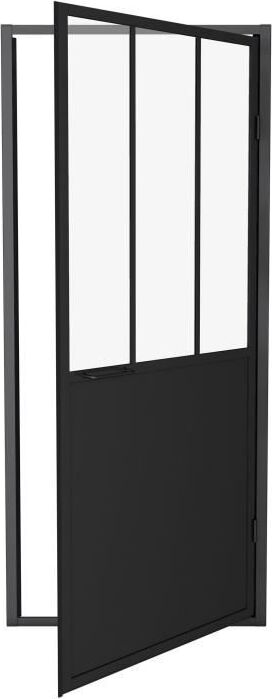 Schwenktür 90X200 Industrieller Stil Schwarz