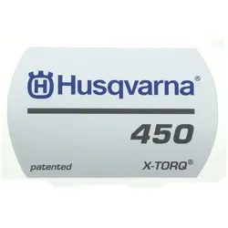 Original Husqvarna Aufkleber Starter 450 für 450 II 450 e-series u.a.