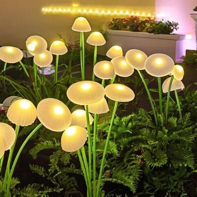 Uplift Picks Solar Firework Dandelion Lights For Sparkling Garden Patio Christmas Outdoor Decor jellyfish 1 Pc