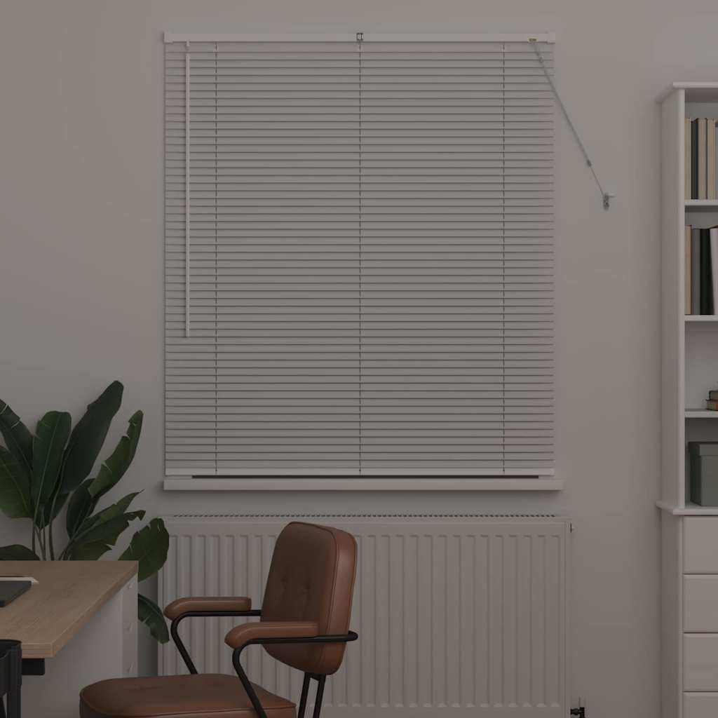 Latitude Run Horizontal/Venetian blind White 130cm L x 115cm W