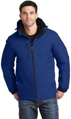 Port Authority J332 Vortex Waterproof 3-in-1 Jacket in Night Sky Blue/Black size 3XL   Nylon