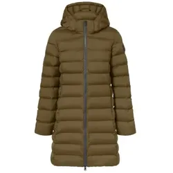 ECOALF für Damen. MCWGAJKCRONU0987W25-288 Brauner Cronulla-Mantel (M), Lässig, Recyceltes Polyester, Nachhaltig